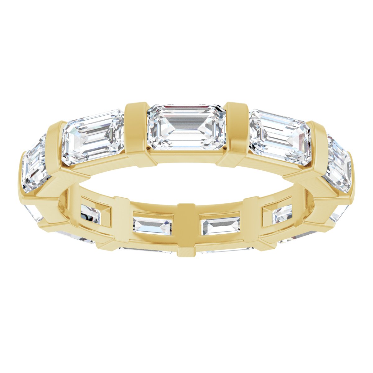 Radiant / Emerald Eternity Band