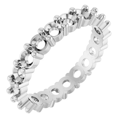 Round Brilliant Eternity Band