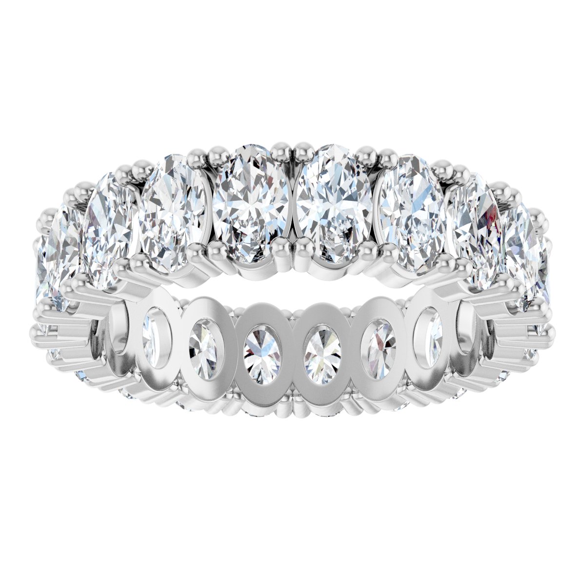 Oval Eternity Band