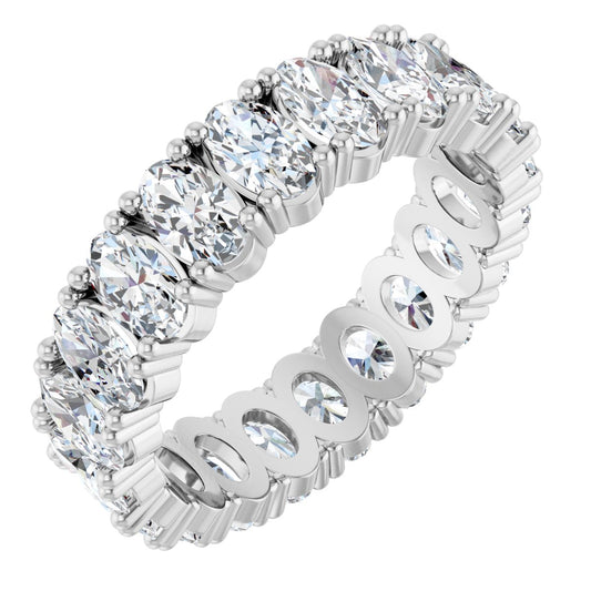 Oval Eternity Band