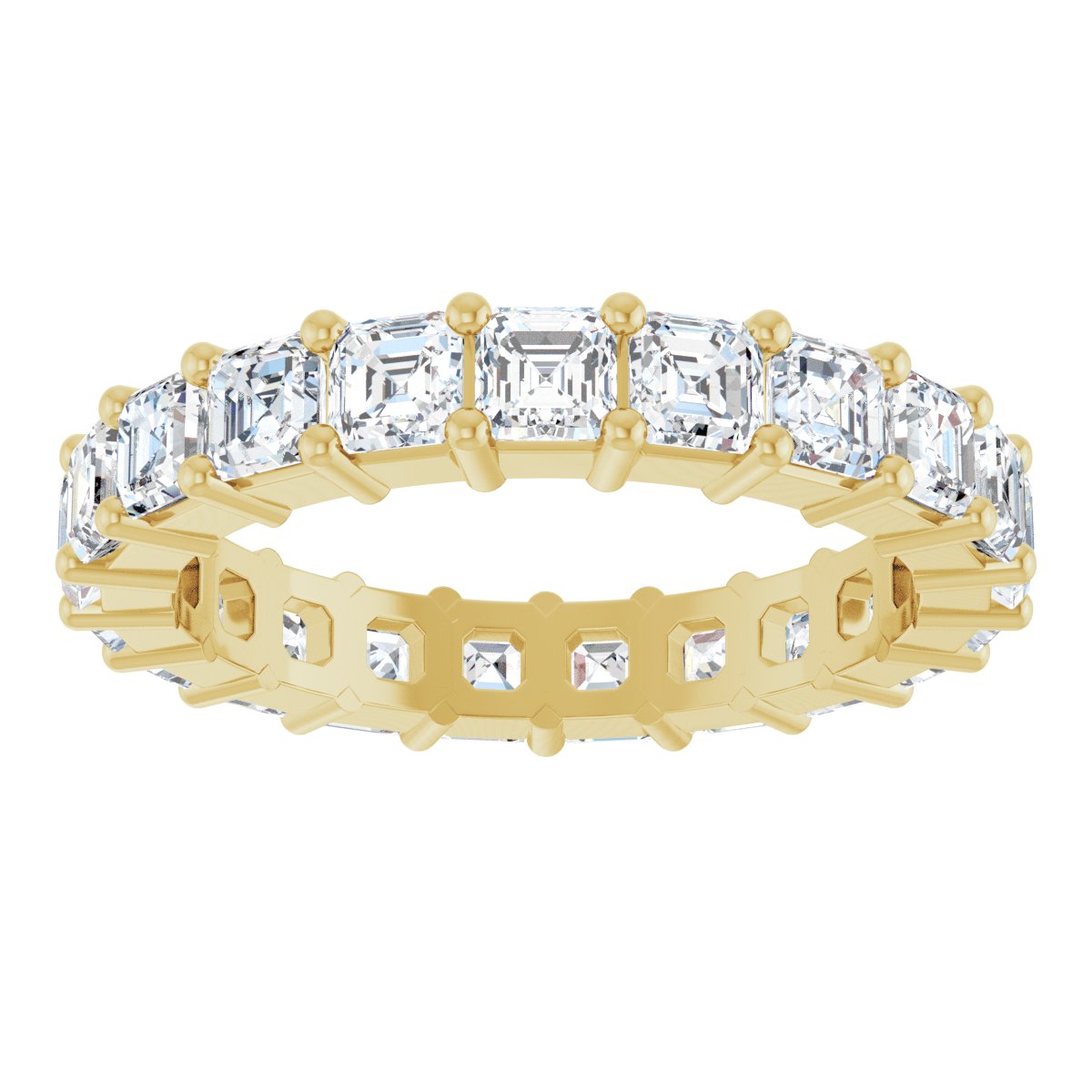 Asscher Eternity Band