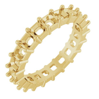 Asscher Eternity Band