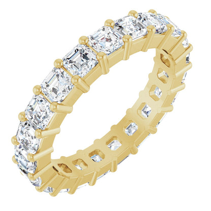 Asscher Eternity Band