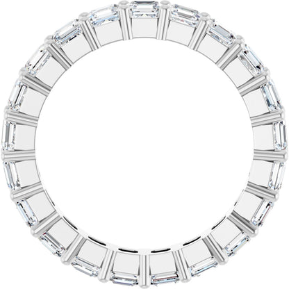 Asscher Eternity Band