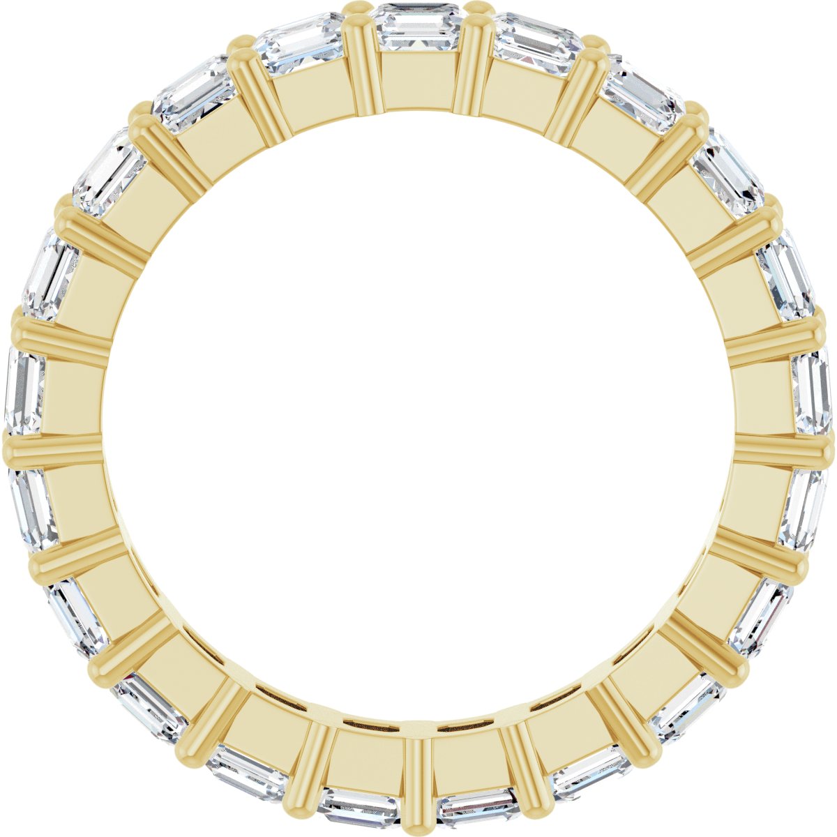 Asscher Eternity Band