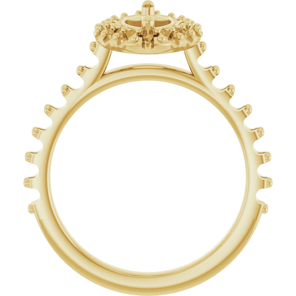 Marquise Halo-Style Engagement Ring