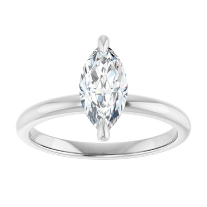 Marquise Solitaire Engagement Ring