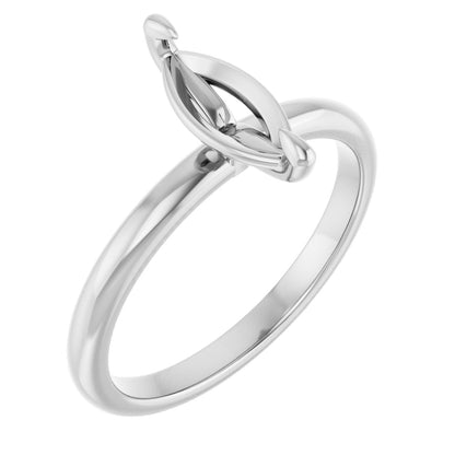 Marquise Solitaire Engagement Ring