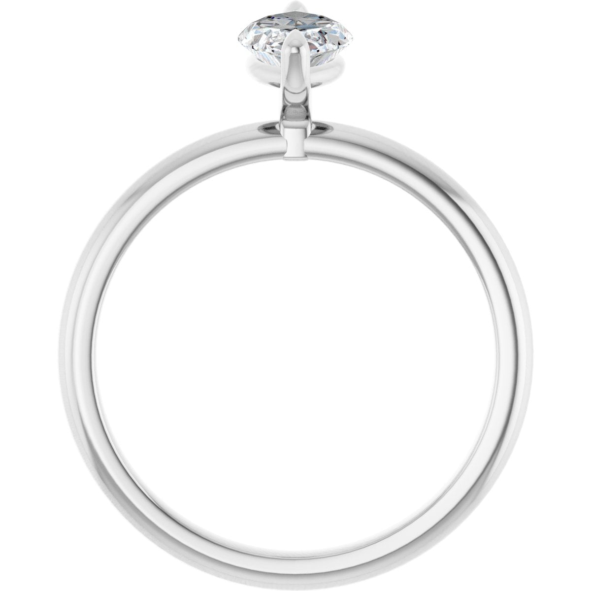 Marquise Solitaire Engagement Ring