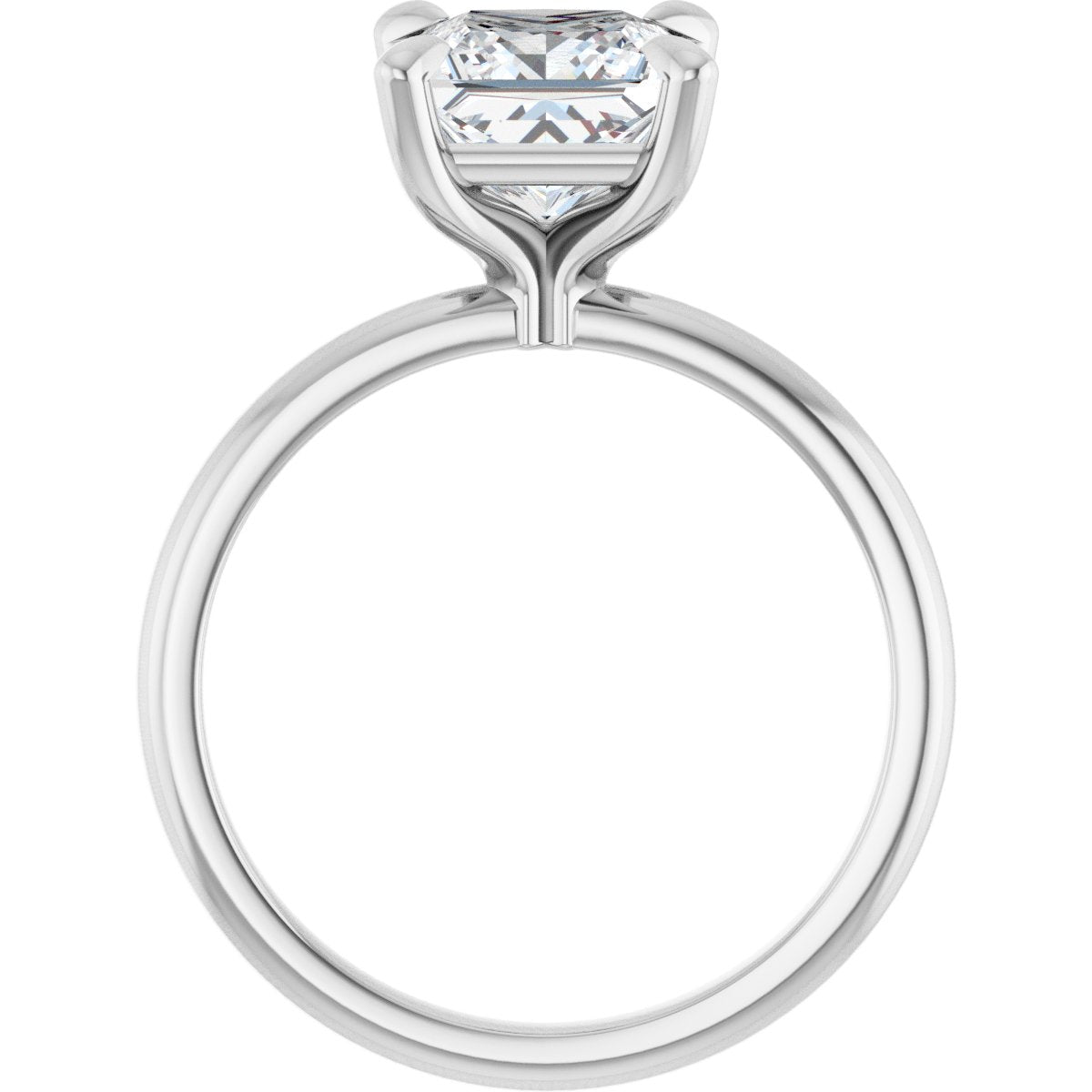 Princess Solitaire Engagement Ring