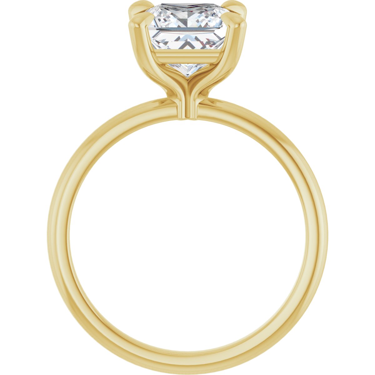 Princess Solitaire Engagement Ring