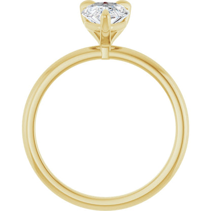 Pear Solitaire Engagement Ring