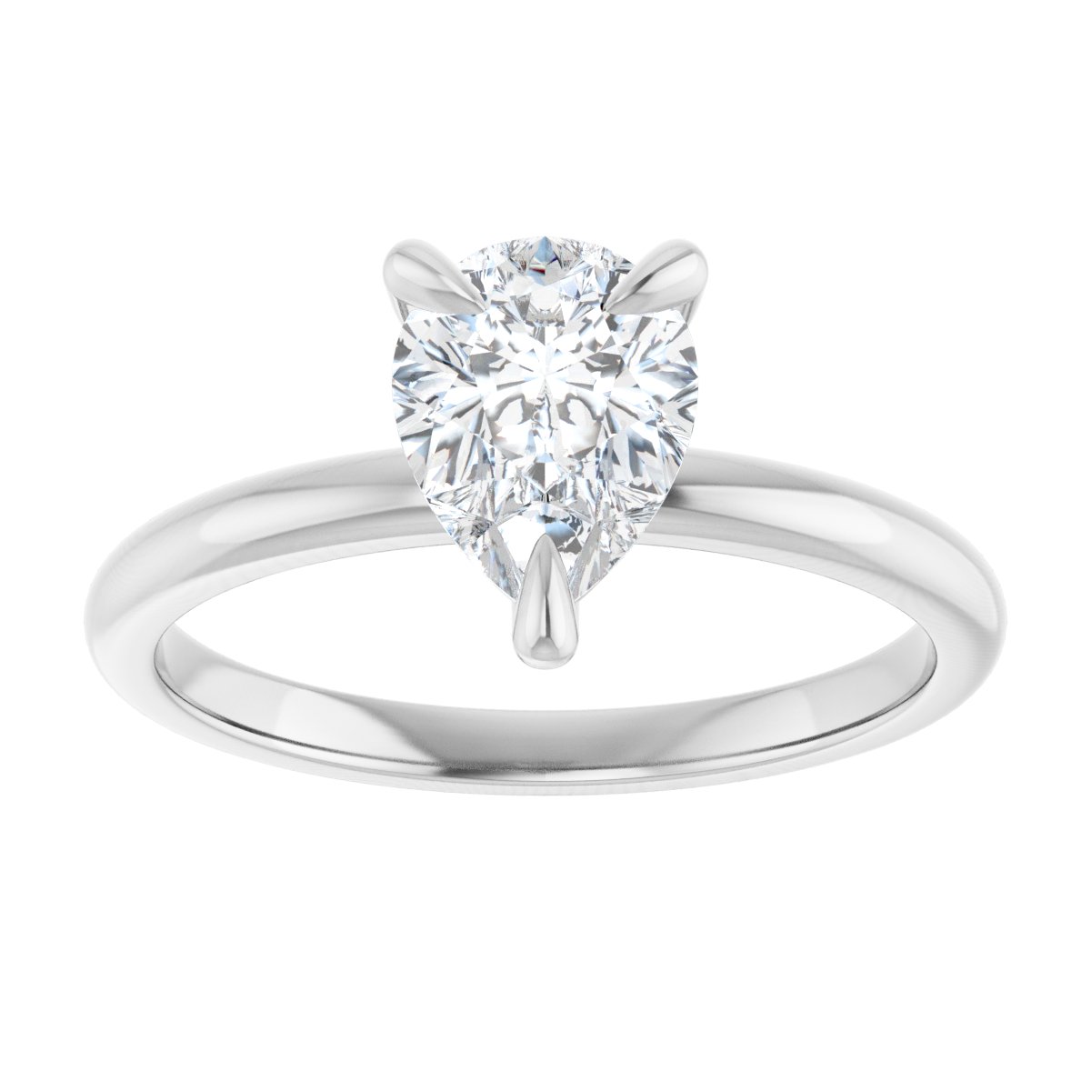 Pear Solitaire Engagement Ring