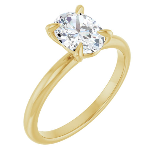 Oval Solitaire Engagement Ring