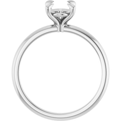 Oval Solitaire Engagement Ring