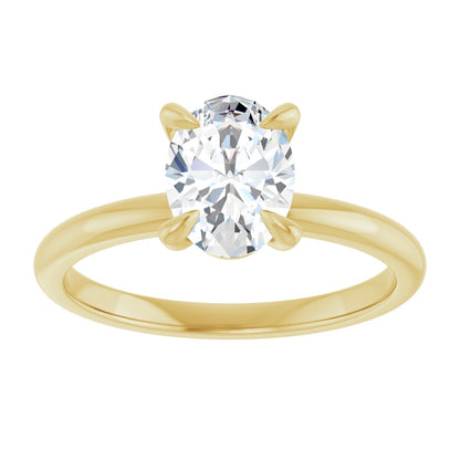 Oval Solitaire Engagement Ring