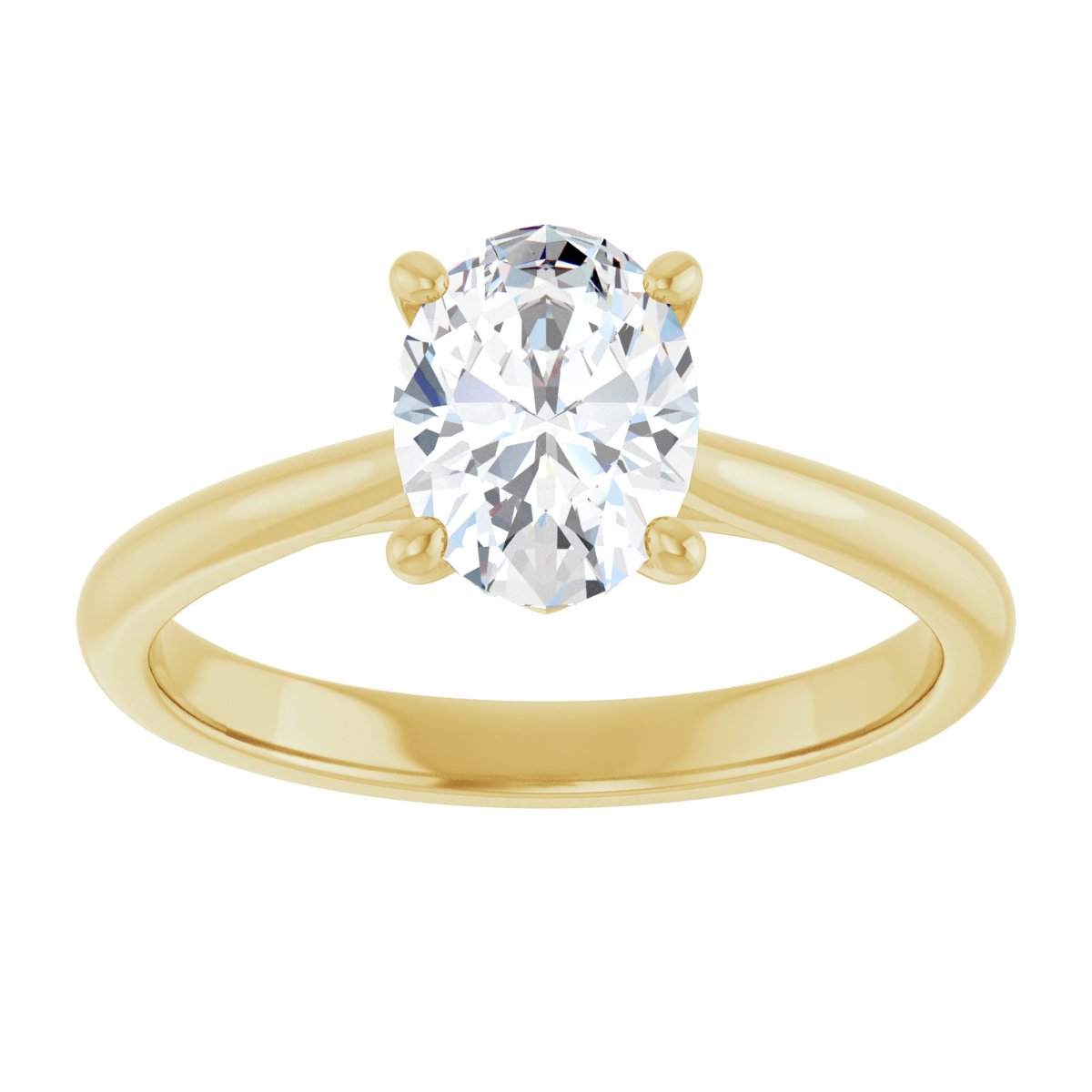 Oval Solitaire Engagement Ring