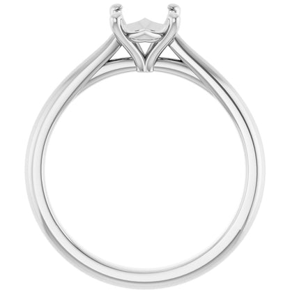 Oval Solitaire Engagement Ring