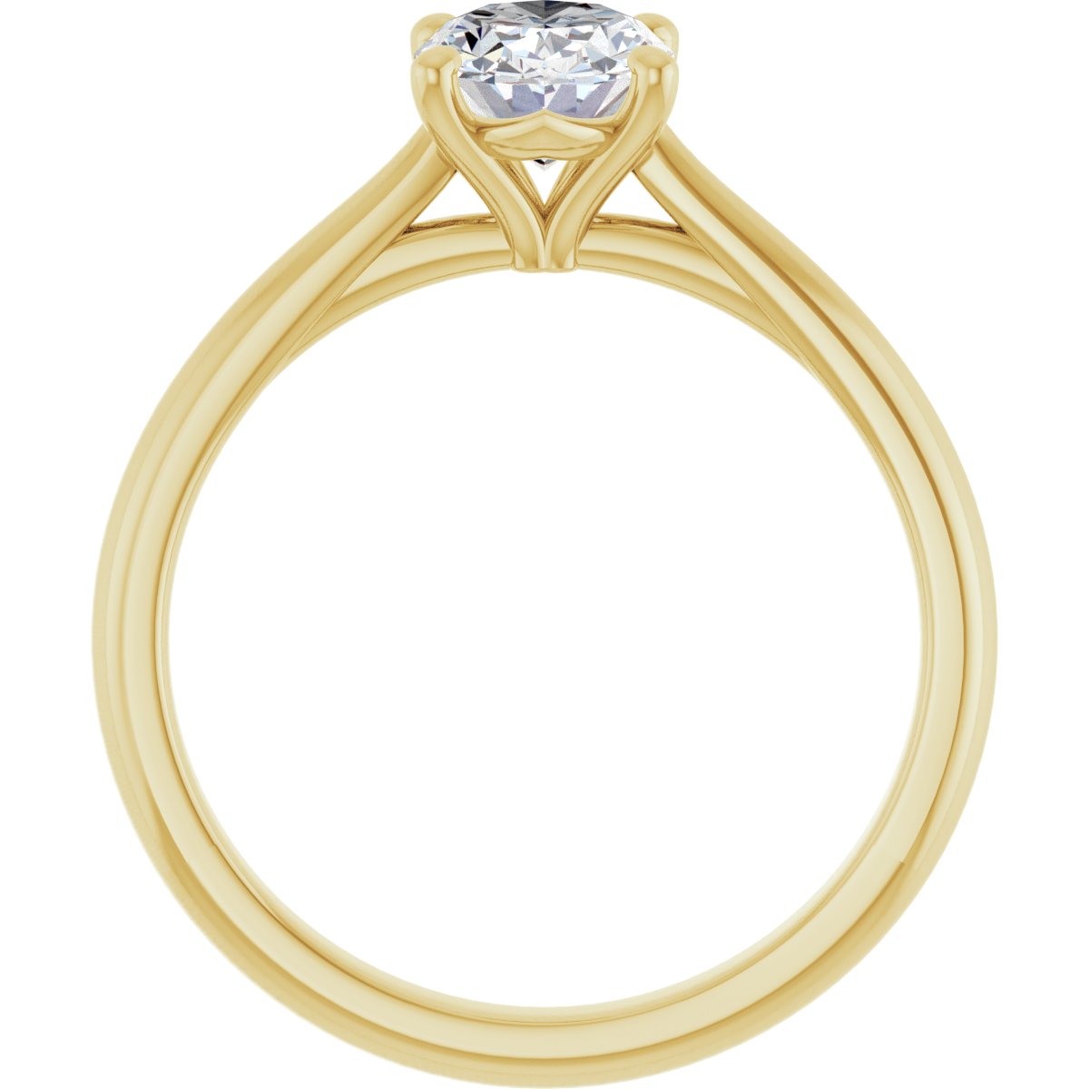 Oval Solitaire Engagement Ring