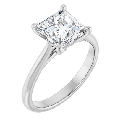 Princess Solitaire Engagement Ring