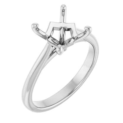 Princess Solitaire Engagement Ring