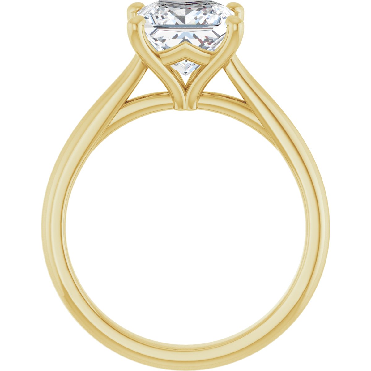 Princess Solitaire Engagement Ring