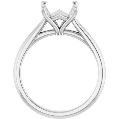 Princess Solitaire Engagement Ring