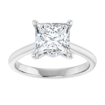 Princess Solitaire Engagement Ring