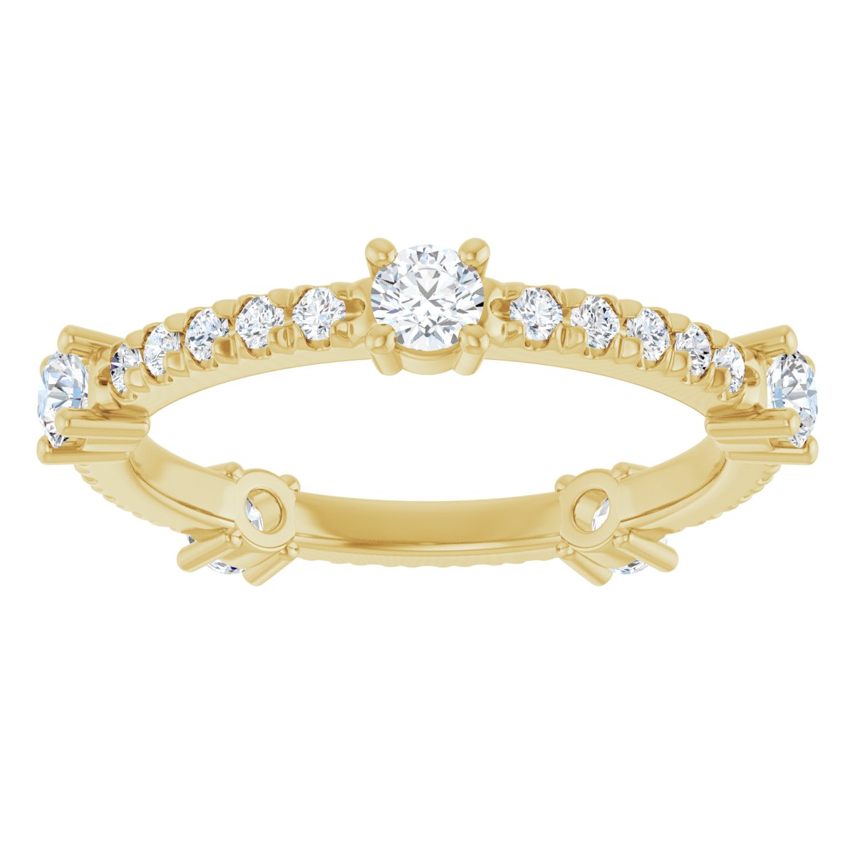 Round Brilliant Eternity Band