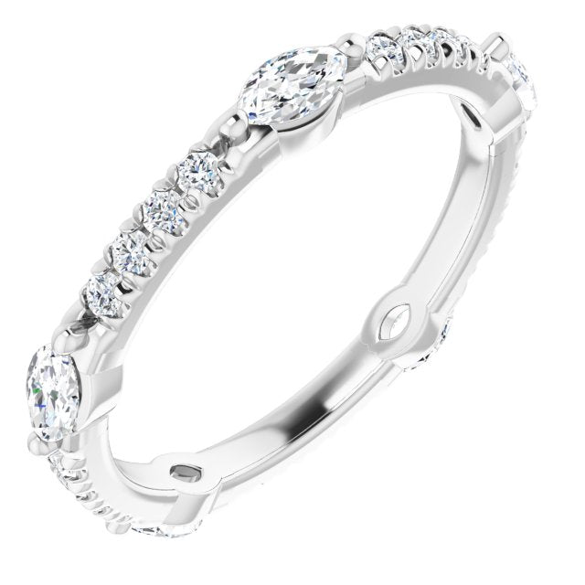 Marquise Eternity Band