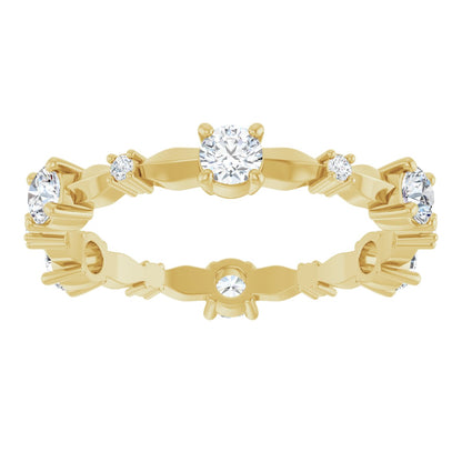 Round Brilliant Eternity Band