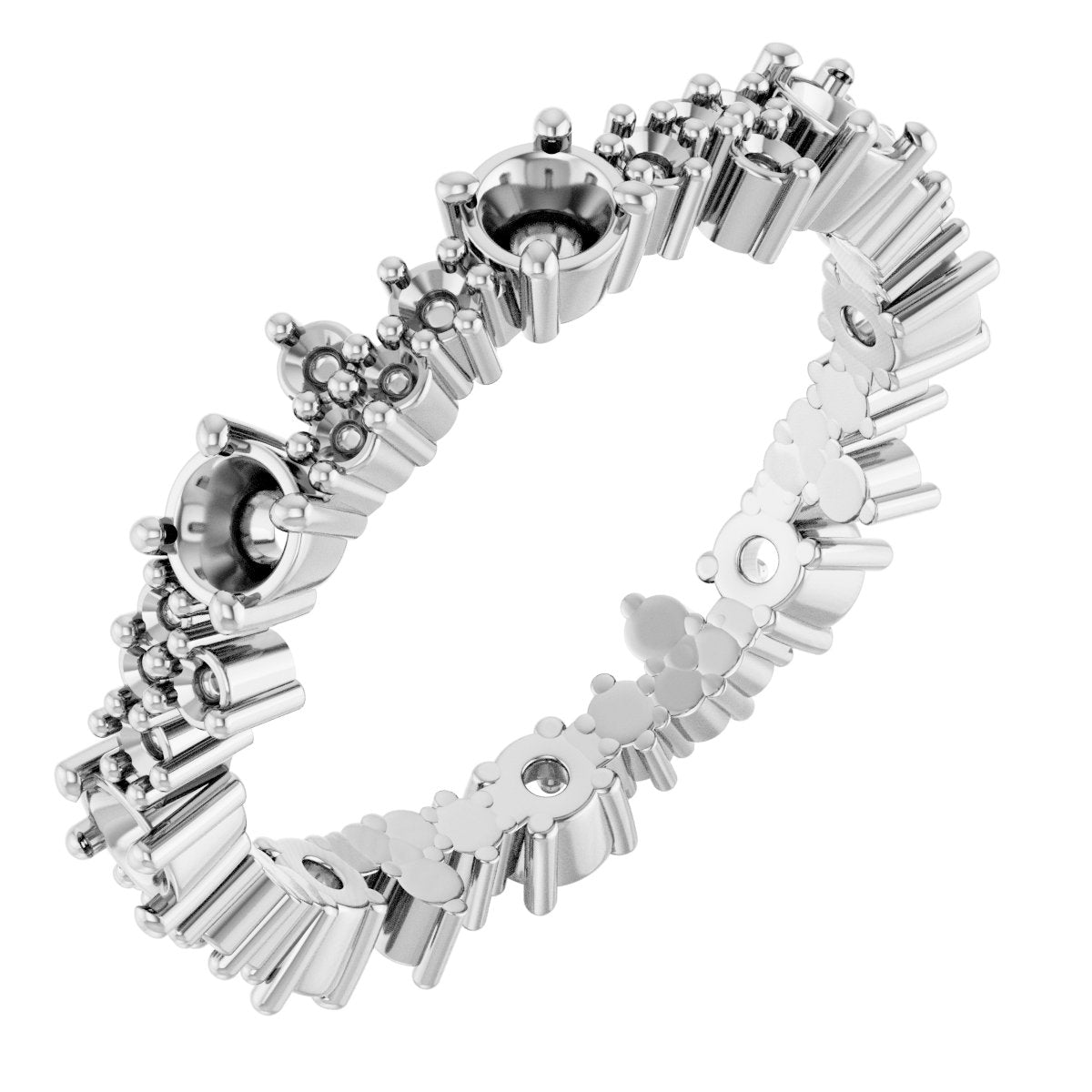 Round Brilliant Eternity Band