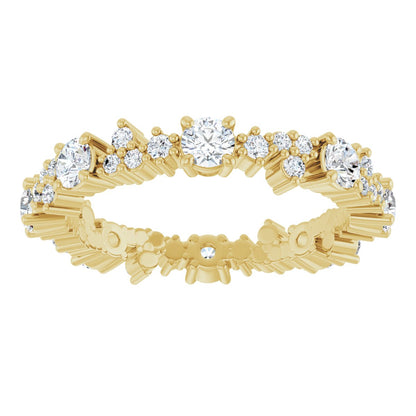 Round Brilliant Eternity Band