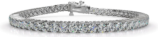 Four Prong Classic White Gold Tennis Bracelet w/ 1.98 CTW Lab Diamonds