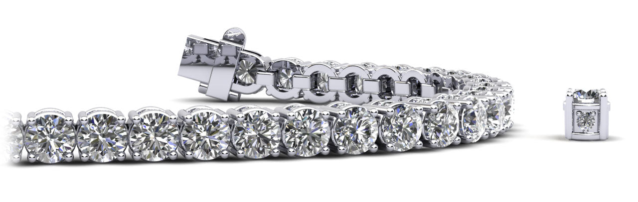 Ultimate Tennis Bracelet with Side Stones