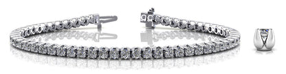 Enchanted Tulip Diamond Tennis Bracelet