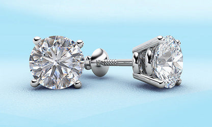 Classic Four Prong Diamond Studs