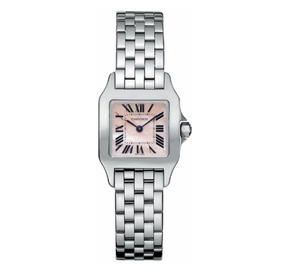 Cartier Demoiselle Pink Mother of Pearl Dial Women's Watch