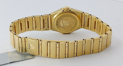 Omega Constellation 22.5 mm, Yellow Gold on Yellow Gold w/ Diamond Indexes