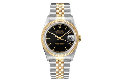 Datejust 36 Black & Yellow Gold Unisex Watch