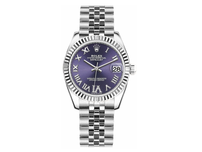 Rolex Datejust 31 Purple Dial Women's Watch