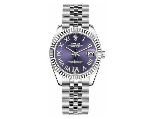 Rolex Datejust 31 Purple Dial Women's Watch