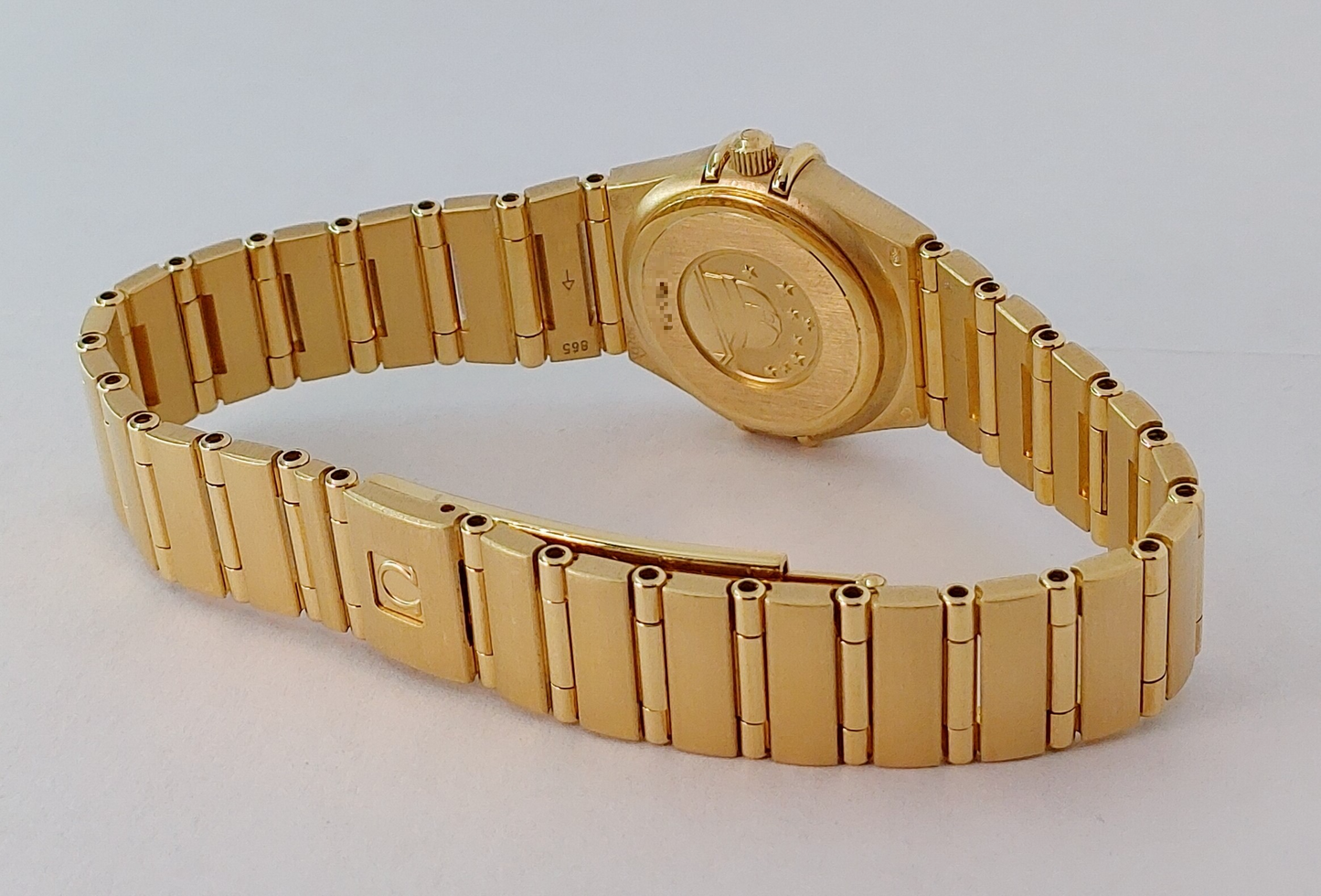 Omega Constellation 22.5 mm, Yellow Gold on Yellow Gold w/ Diamond Bezel